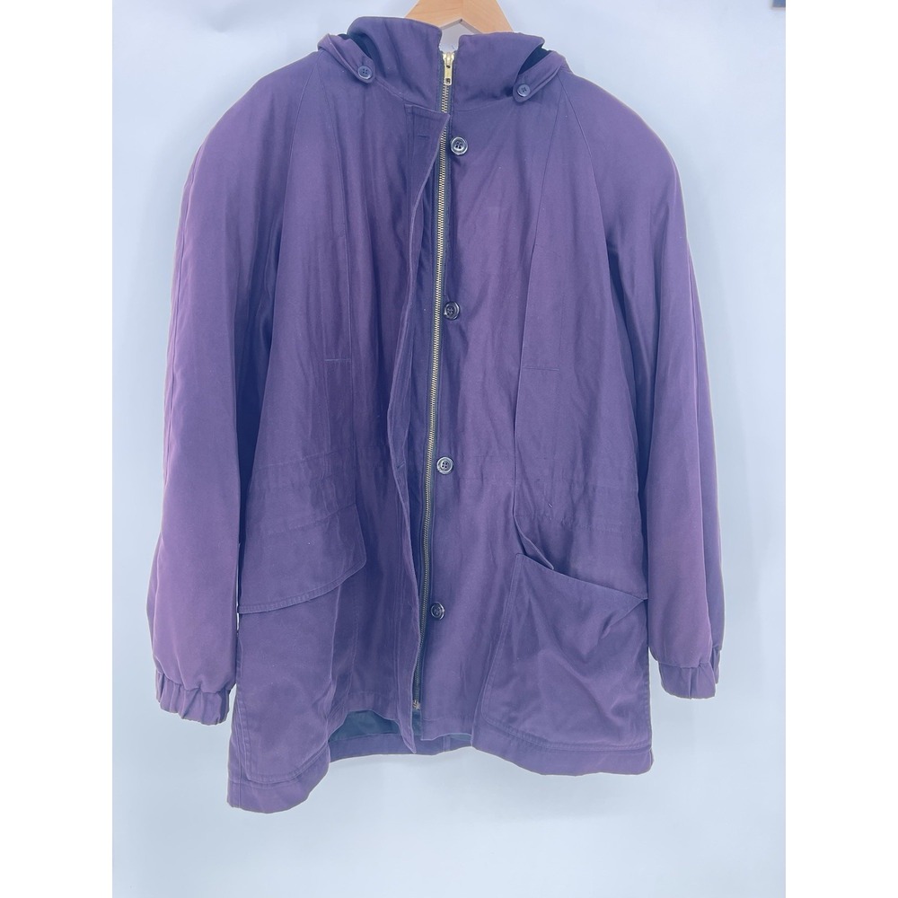 Gallery Women's Purple Coat Size XL  Woman‎ Nice Lined Zip Up